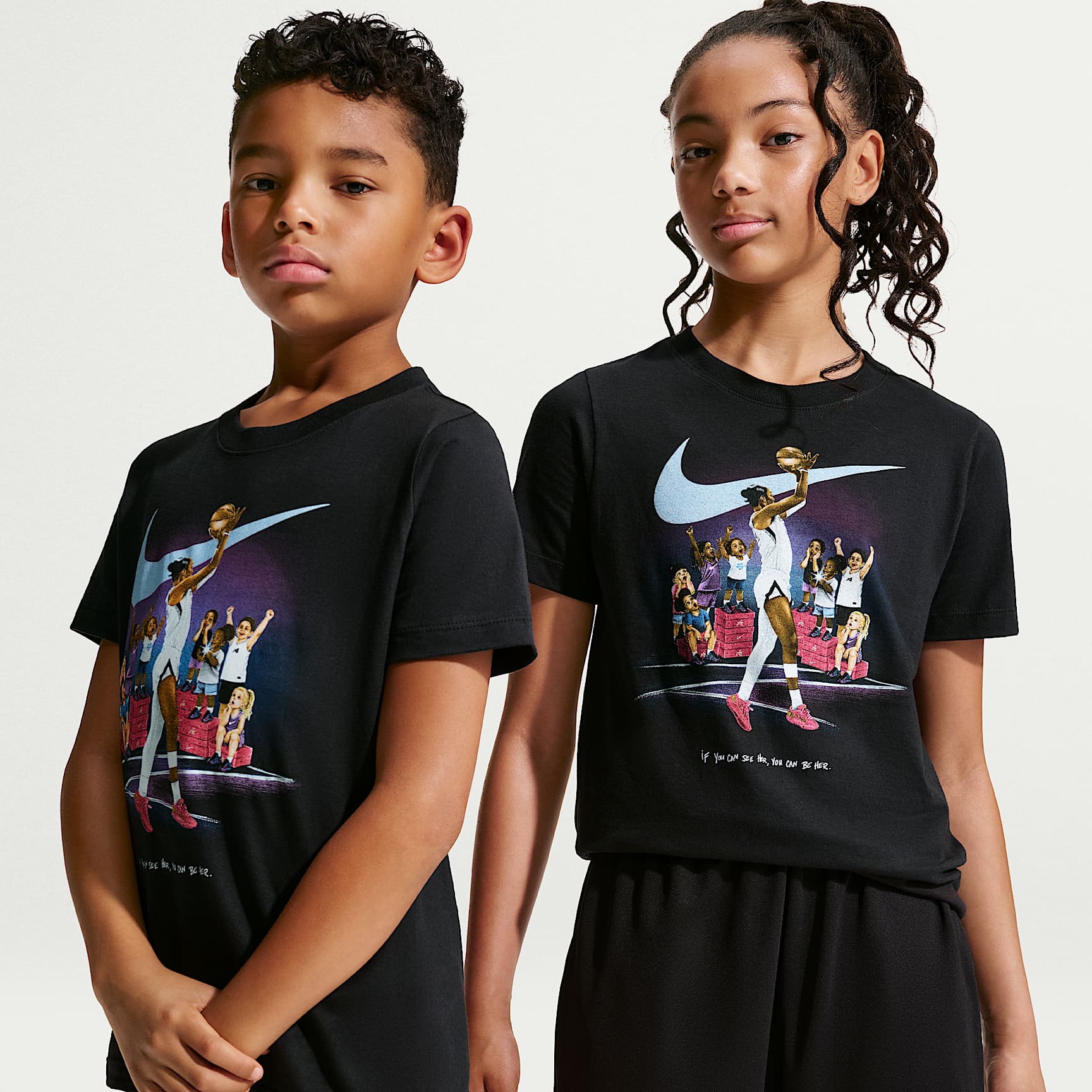 A'ja Wilson Big Kids' Nike T-Shirt. Nike.com